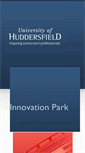 Mobile Screenshot of ipark.hud.ac.uk