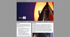 Desktop Screenshot of livelab.hud.ac.uk